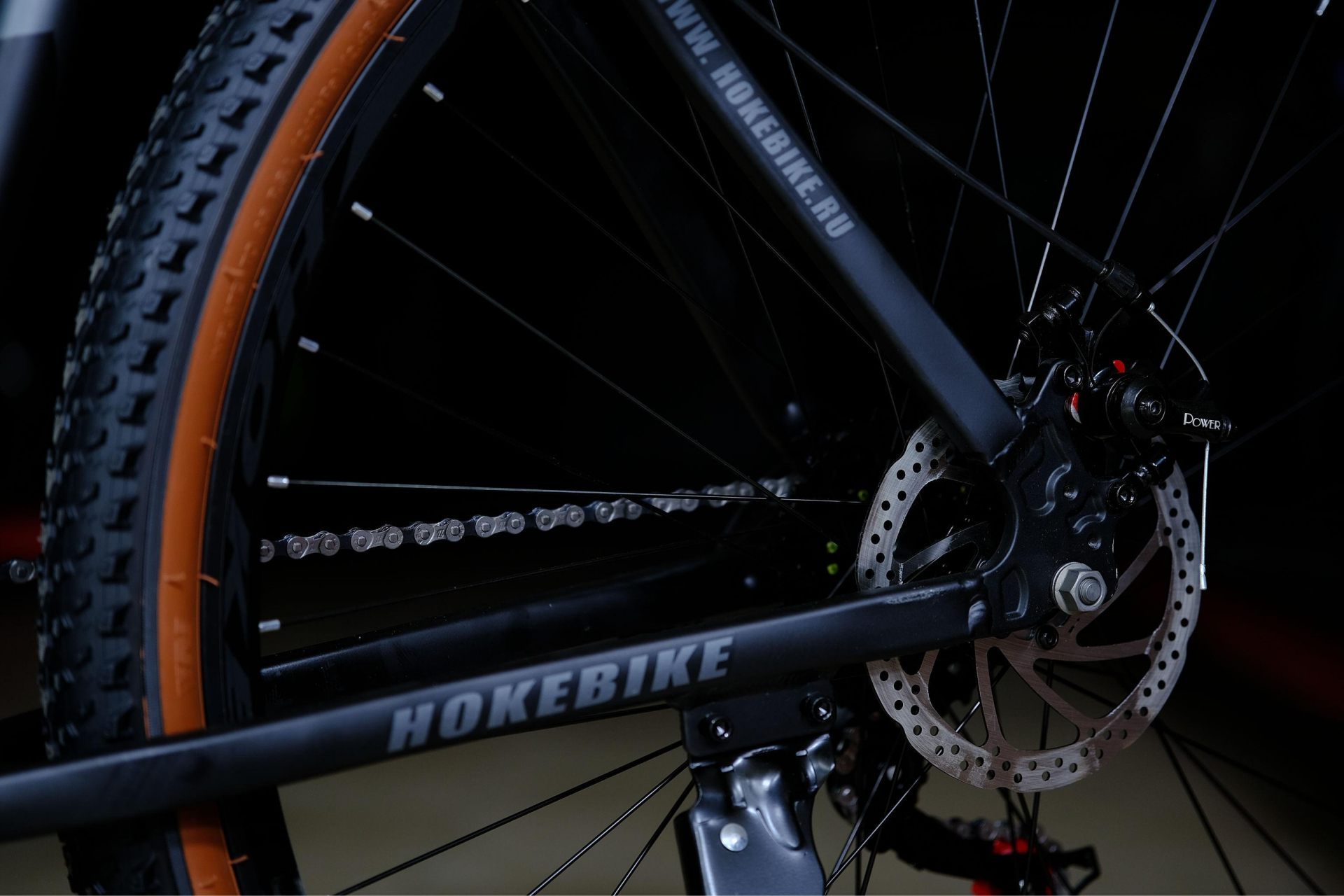 Тормоз Power disc 160 механический
 HOKE ONE WAY 29 матовый чёрный 21